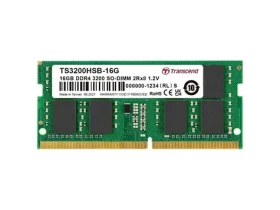 Transcend 16GB 3200MHz / SODIMM / DDR4 / CL22 / 1.2V / 2Rx8 (TS3200HSB-16G)
