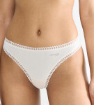 SLOGGI GO CRUSH - String 3 ks: organická bavlna & roztomilé potisky Sloggi SILK WHITE L