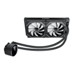 Gamemax Iceburg 240 Digital černá / AIO vodní chladič CPU / 2x 120 mm (ICEBURG 240 DIGITAL BK)