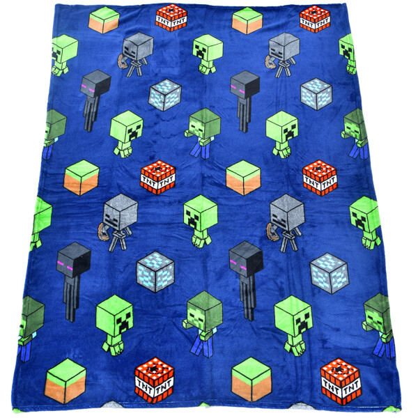 Dětská deka Minecraft Mob Monster 130x170 cm