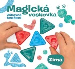 Magická voskovka sada - Zima (knížka, voskovky, výseky)