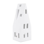 Räder Porcelánový svícen domeček High Roof 30,5 cm, bílá barva, porcelán