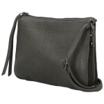Trendy dámská koženková crossbody kabelka Maewa, šedá