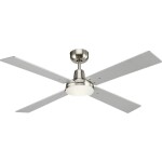 CasaFan CLASSIC ROYAL 180 BA Lack weiß/lichtgrau stropní ventilátor, 66 W, (Ø x v) 180 cm x 305 mm, hnědá (matná), 51802