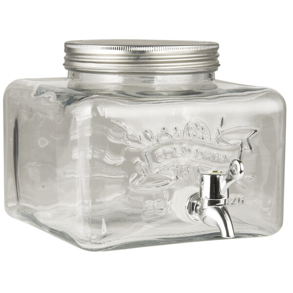 Ib Laursen Nádoba na limonádu Clear 3,6 l, čirá barva, sklo