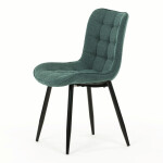 Jídelní židle, zelená, látka, HC-462 GRN2