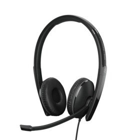 EPOS 1000221 Sluchátka On Ear kabelová stereo černá regulace hlasitosti, Vypnutí zvuku mikrofonu telefon