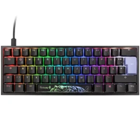 Ducky One 2 Pro Mini Kailh Red černá / herní klávesnice / podsvícená / mechanická / drátová USB-C / DE (DKON2061ST-KDEPDAZTR2)