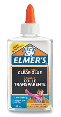 Elmer's Lepidlo průhledné 147 ml / Lepidlo / Transparentní / Vhodné na výrobu slizu (0102/2077929)