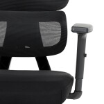 Kancelářská židle, synchronní mechanismus, černá síťovina, KA-Y358 BK