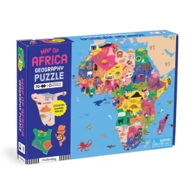 Mudpuppy Zeměpisné puzzle Mapa Afriky