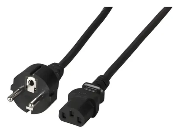 EFB Schuko - C13 / Napájecí kabel / 2 m / černá / 10 A / 250 V (EK508SW.2)