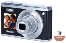 Rollei Compactline 10x černá / Kompaktní fotoaparát / 20 Mpix / 10x zoom / 2,8" LCD / Full HD video (10300)