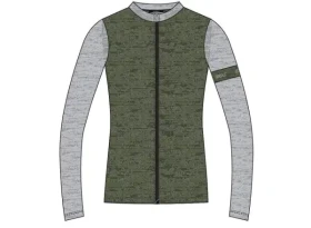 Dotout Glory dámský dres dlouhý rukáv Green/Melange Light Grey vel. S