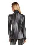 ICEBREAKER Wmns 260 Vertex LS Half Zip Peak AOP, Black/Obsidian/Alloy/J (vzorek) velikost: S