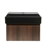 Koupelnová skříňka s umyvadlem SAT Evolution 58x30x44,8 cm ořech mat SATEVO60NAU2B SATEVO60NAU2B
