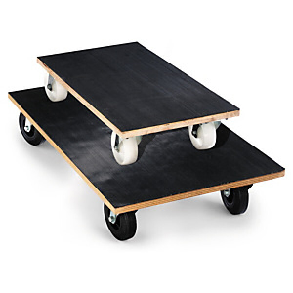 Otočný podvozek s černou protiskluzovou úpravou 580x345x145 mm