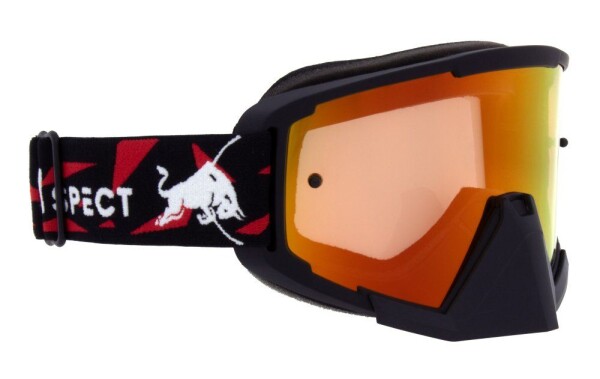 Motokrosové brýle Red Bull Spect Whip 014 černé s červeno/žlutým sklem - uni
