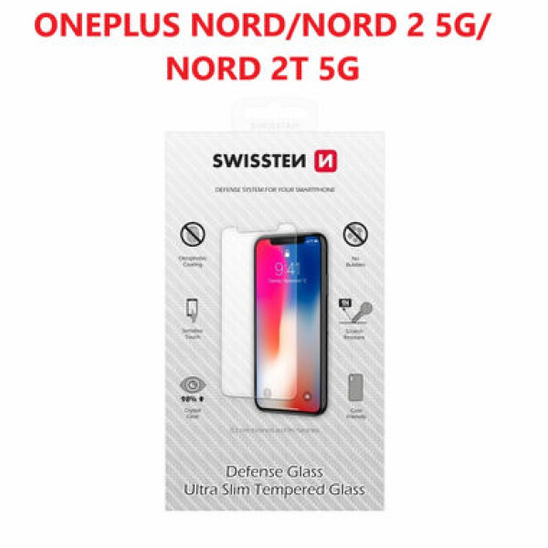 SWISSTEN Ochranné temperované sklo 2.5D pro ONEPLUS NORD/NORD 2 5G/NORD 2T 5G (74517951)