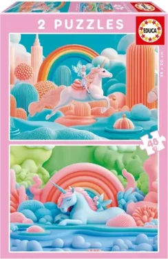 EDUCA Puzzle Magičtí jednorožci