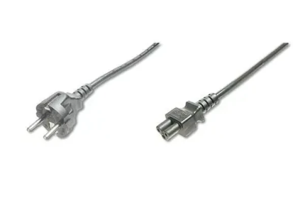 Digitus napájecí kabel CEE 7/7 - IEC C5 černý / Napájecí kabel / 1,2 m / H05VV-F3G (AK-440115-012-S)