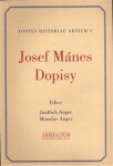 Josef Mánes. Dopisy Jindřich Anger, Anger,