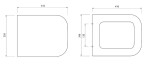 KERASAN - EGO WC sedátko, bílá 328901