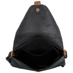 Trendy dámská koženková crossbody kabelka Joselyna new, černá