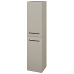 Dřevojas - Vysoká skříň DOS SVD2 35 - L04 Béžová vysoký lesk / Úchytka T06 / L04 Béžová vysoký lesk / Levé 116699H