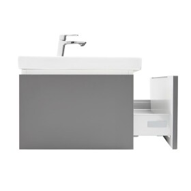 Koupelnová skříňka s umyvadlem SAT Feel 120x30x44,8 cm antracit mat SATFEEL120ANTU4BA SATFEEL120ANTU4BA
