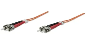 Intellinet oranžová / Optický kabel ST/ST / Multimode OM2 / 2 m (470063)
