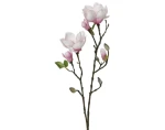 Umělá květina Magnolie 76 cm, růžová