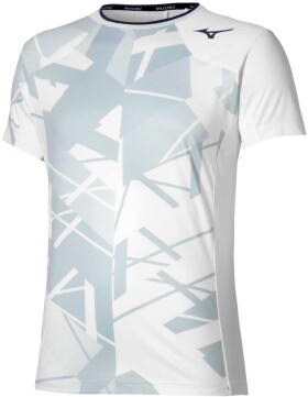 Mizuno Daybreakers Shadow Graphic SS Tee M White Gray - Běžecké tričko Mizuno DB Shadow Graphic SS Tee 62GAC50170 Velikost textilu: XXL