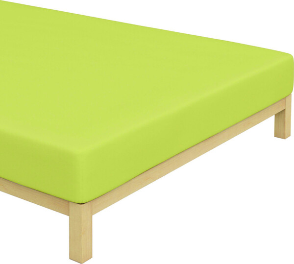 Jersey prostěradlo Limetkové Rozměr: 90x200 cm