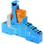 Finder 48.P5.8.024.0060 reléový modul, 24 V/AC, 8 A, 2 přepínací kontakty, Tray, 1 ks