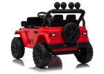 Mamido Elektrické autíčko Jeep Rubicon 24 V 2x200 W červené