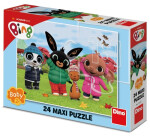 Puzzle MAXI Bing na podzim 24 dílků