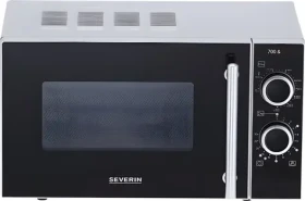 Severin MW 7771 černá/stříbrná / Mikrovlnná trouba / s grilem / 20 l / gril 1000 W (MW7771)
