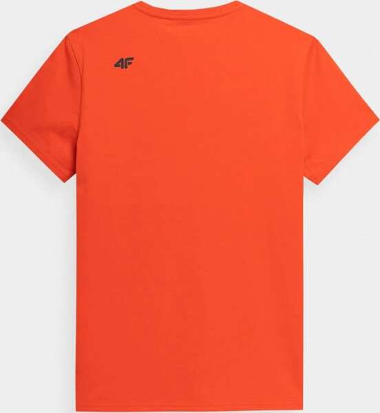 Pánské tričko 4F H4L22-TSM010 oranžové Oranžová