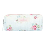 GREEN GATE Toaletní taštička Nikolina Pale Blue, modrá barva, textil