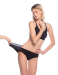 Dámské kalhotky Lama L-FIT 6000 BI-02 černá L/XXL