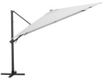KETTLER Slunečník KETTLER EASY TURN 300x300 cm - matný antracit/světle šedý - voděodolný