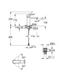 GROHE - Dice Umyvadlová baterie s výpustí Push-Open, chrom 1018330000