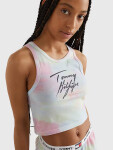 Dámské tílko Tommy Hilfiger UW0UW03626 CROPPED TANK PRINT