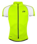 Dres FORCE T10 krátký rukáv, fluo-bílý (Barva fluo-bílá, velikost M)