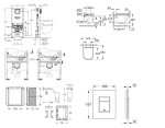 GROHE - Rapid SLX Set předstěnové instalace, klozetu, sedátka SoftClose, tlačítka Skate Cosmopolitan a sady pro vhazování tablet, chrom SANI11BB2129