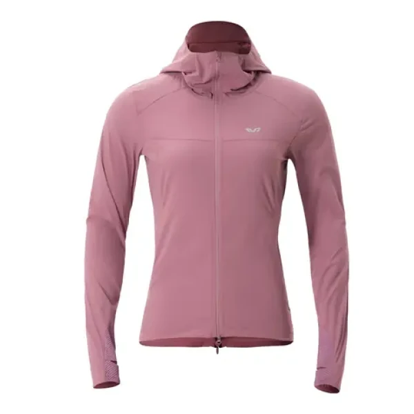 Rockbros YPW079 růžová / Dámská cyklistická bunda / s kapucí / velikost M