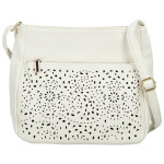 Trendy dámská koženková crossbody kabelka Orma, béžová