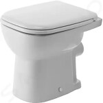 DURAVIT - D-Code Stojící WC, ploché splachování, zadní odpad, bílá 21090900002