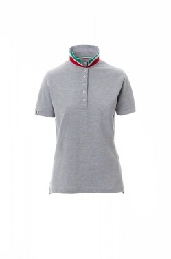 Dámská polokošile Payper NATION LADY MELANGE Barva: Melánžová Šedá/ Itálie, Velikost: XL (000914036813035XL)